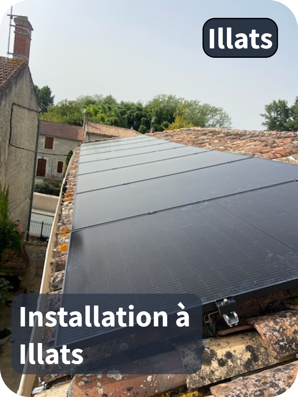 Installation de panneaux solaires par Solanov à Illats