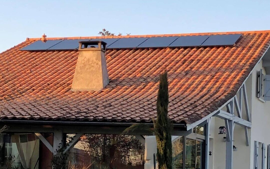 Installation de panneaux solaire fait par installateur Solanov à saint-andre-de-cubzac